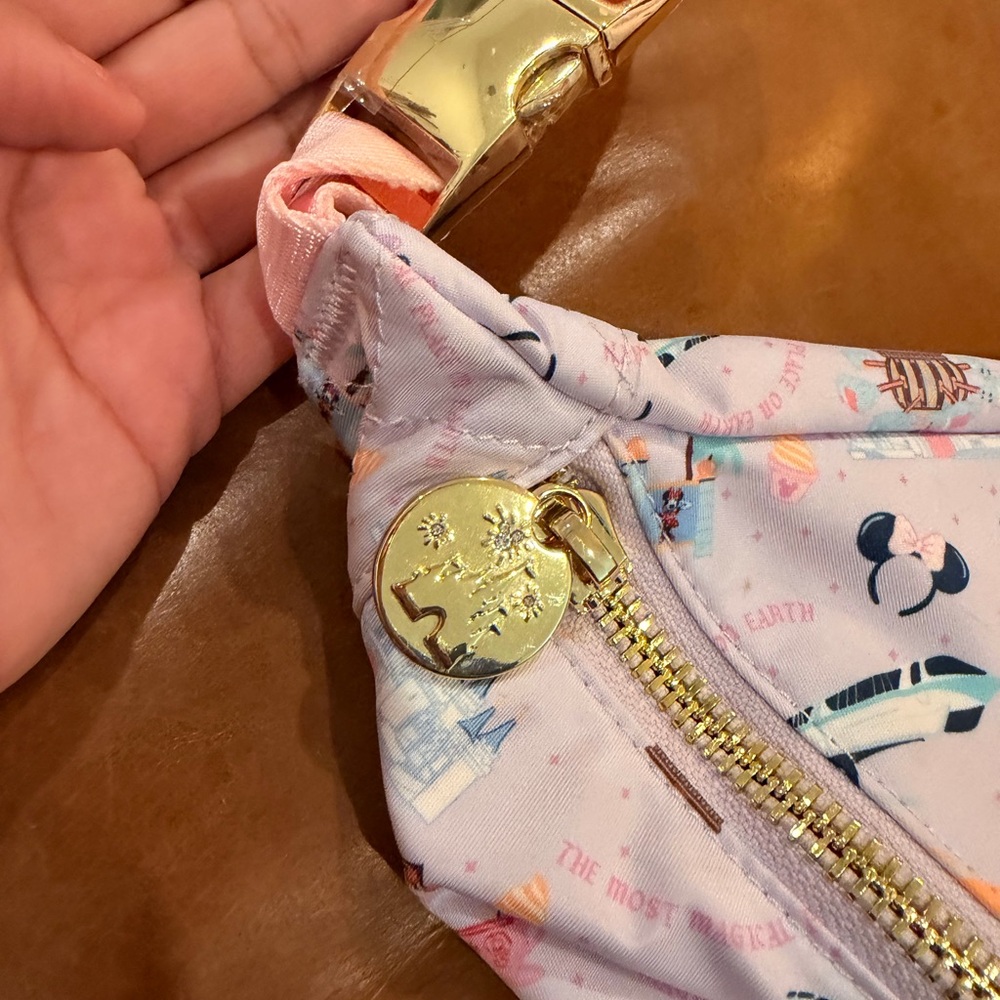 Large Stoney Clover Lane x Disney Parks Magic Kingdom 15.5 x 7.5 -Fanny Pack - Picture 2 of 5